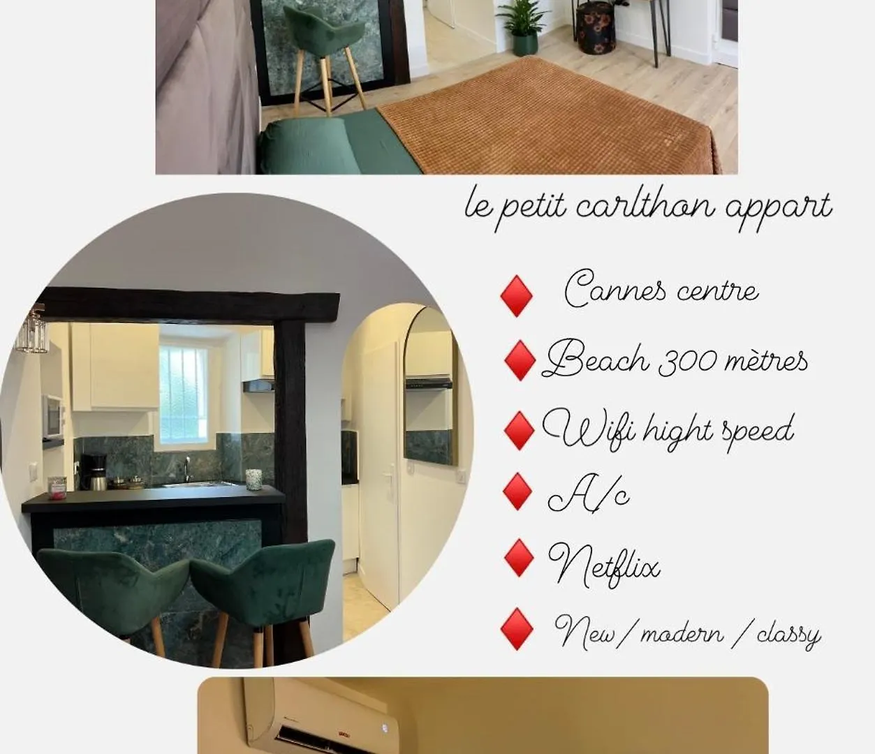 Apartment Le Petit Carlthon Appart Cannes